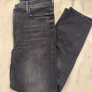 Mother mid rise dazzler sz 31 grey black